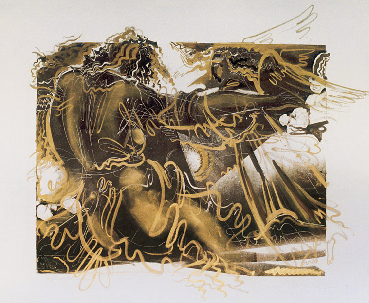 А. Чебикін. «Благовіщення». 1993. Монотипія